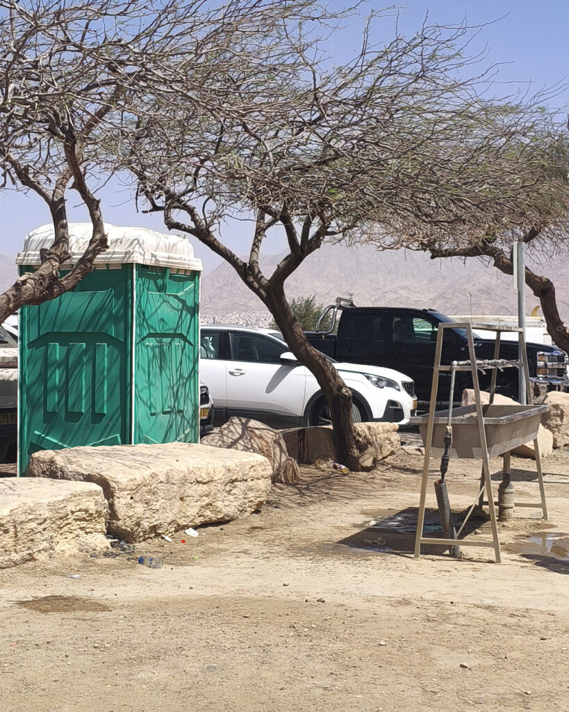 תשתית לקמפינג בחוף הצפוני