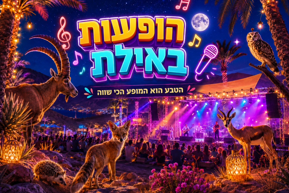 הופעות באילת השבוע - לפי ימים